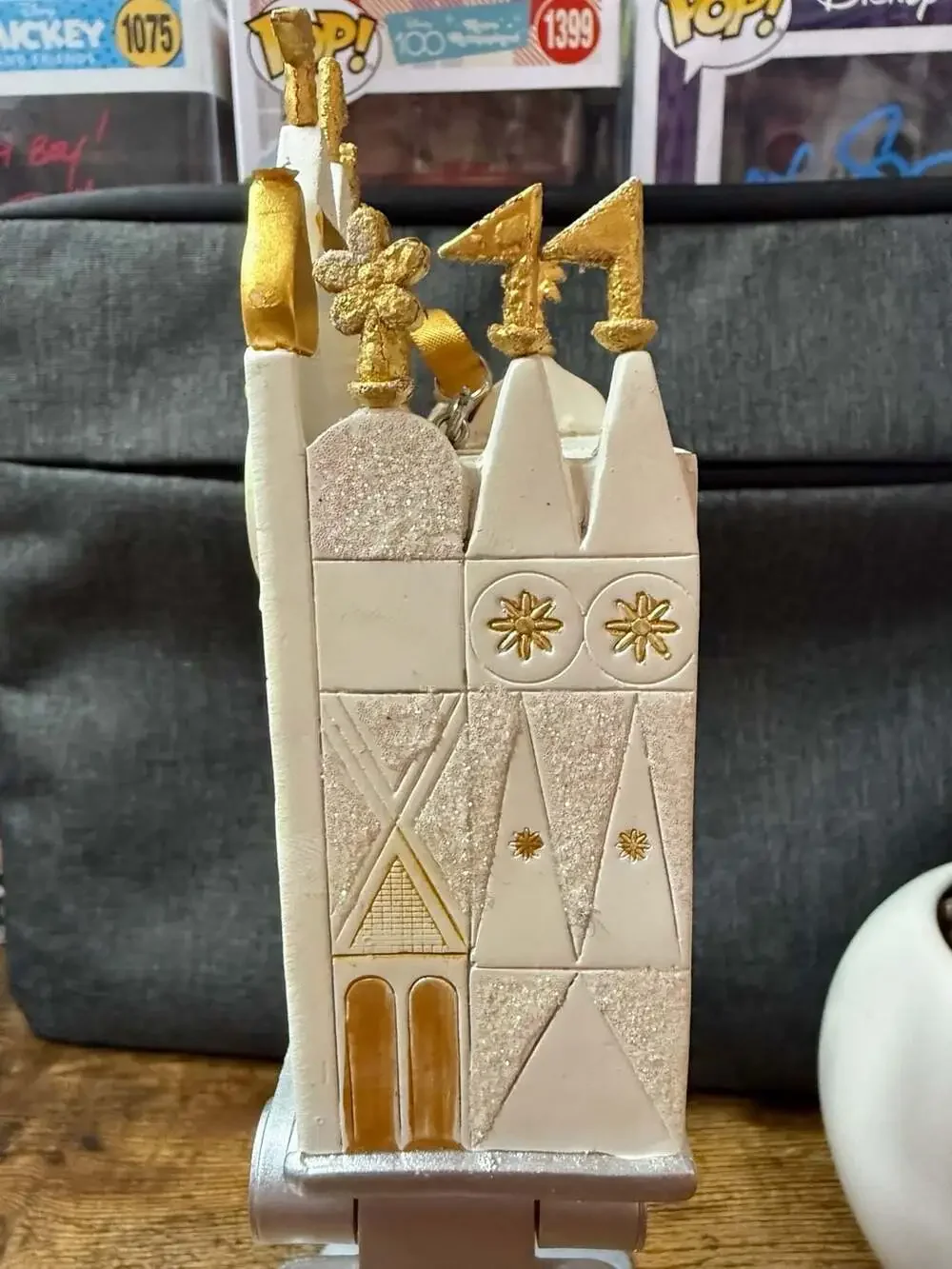 EUC Disney Parks It's a Small World Attraction Ornament by Costa Alavezos *READ*